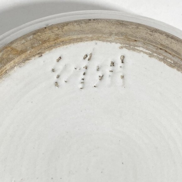 Dan Eash Art Pottery PA Handmade Glazed Stoneware Fish Bowl Pair Set Of 2 7.5in - Picture 6 of 15